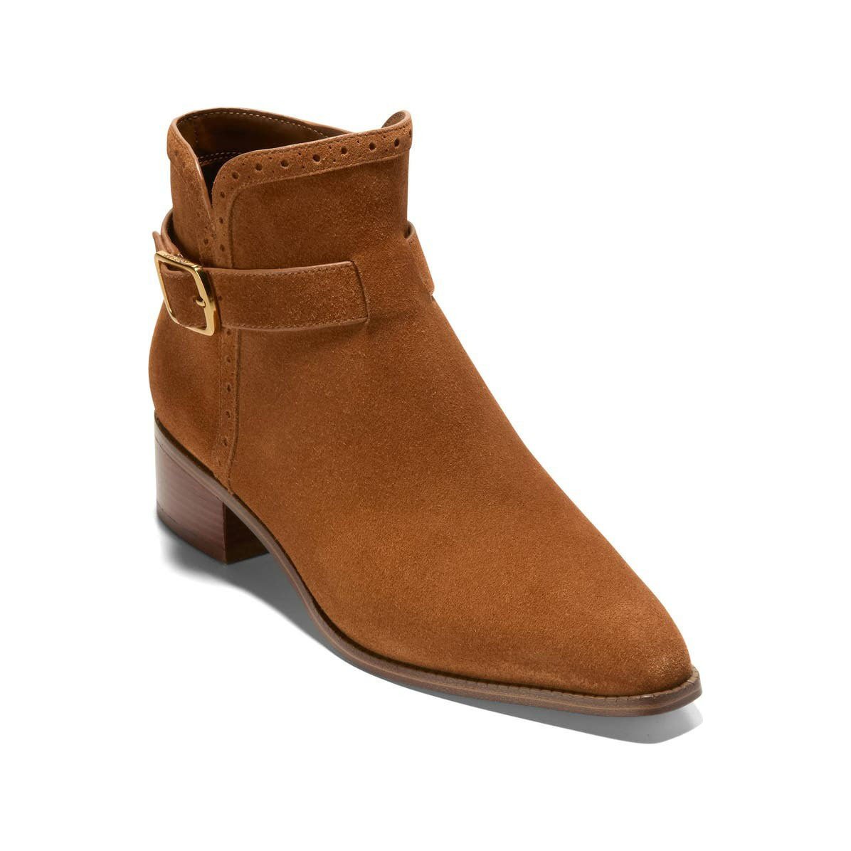 Cole-Haan-Norella-Buckle-Bootie-Brown-1 Cole Haan Norella Buckle Bootie эмэгтэй гутал - Image 1